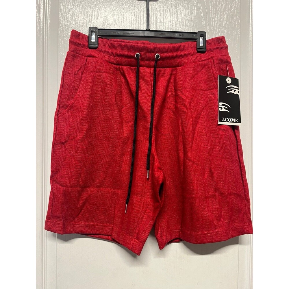 J.COME Textured Drawstring Shorts – Size Large – NWT